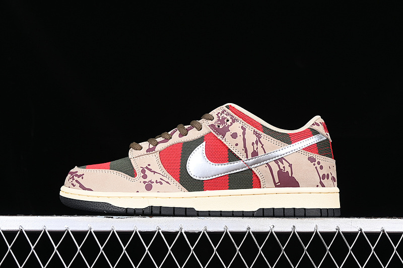 Nike DUNK LOW PRO SB FREDDY KRUEGER TAUPE/CHROME · 313170-202, photo 1