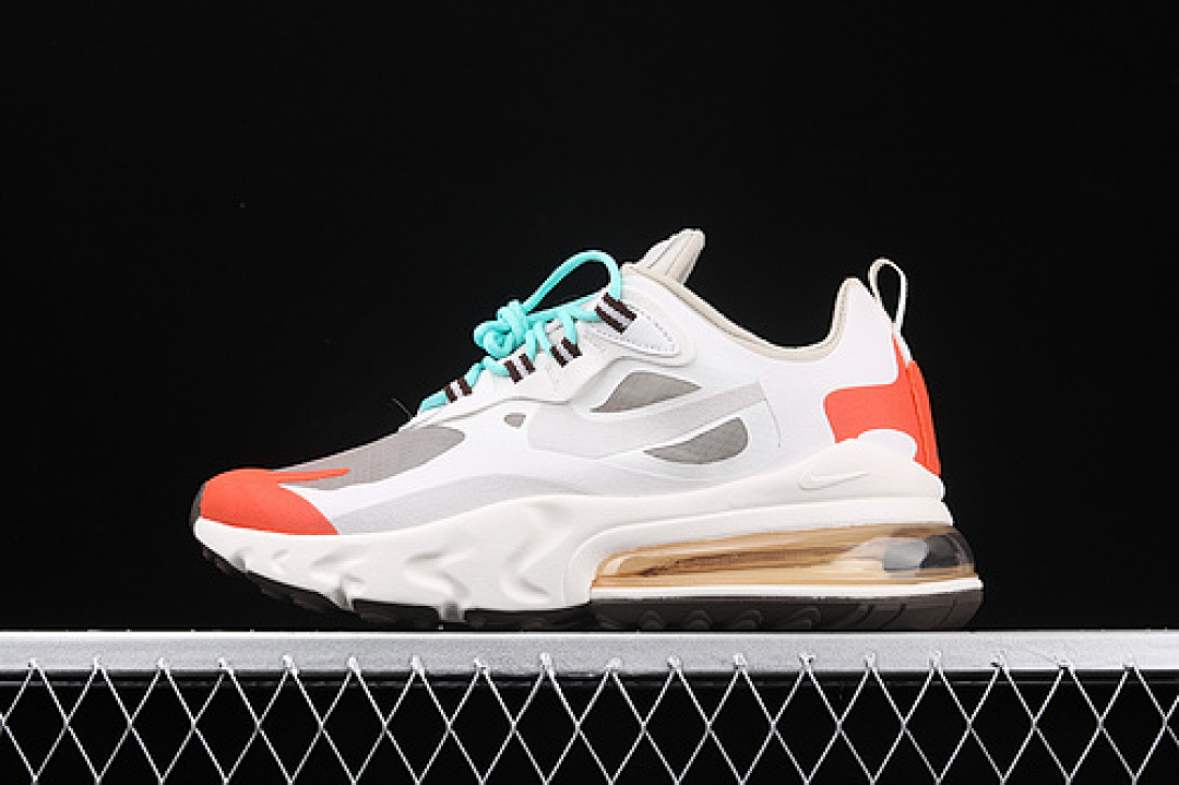 Unbranded [AO4971-200]-[AIR MAX 270 REACT WHITE/TEAM ORANGE/PLATINUM TINT]-[UNISEX:36-46], photo 1