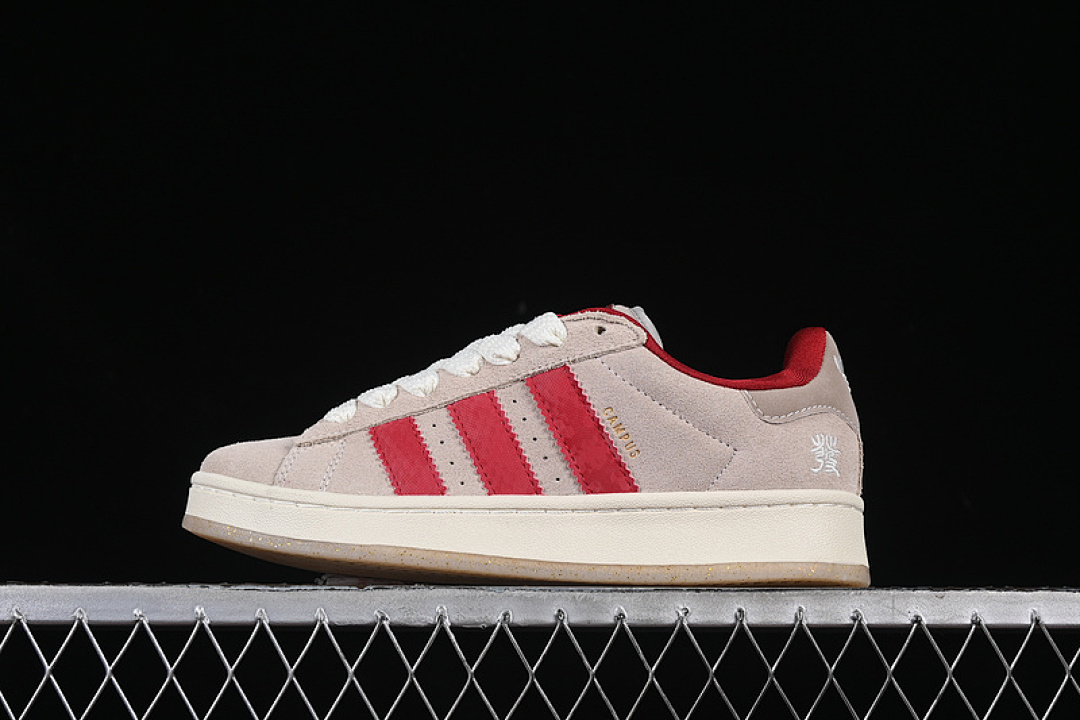 ORIGINALS CAMPUS 00S ACTIVE MAROON/CREAM WHITE/GOLD METALLIC · JR0093, photo 1