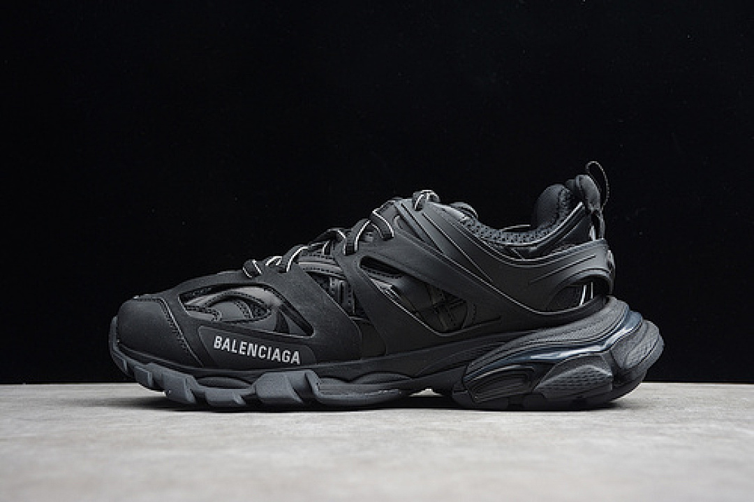 Balenciaga 3.0 TRIPLE S SNEAKER GOMMA MAILLE BLACK/BLACK · ECBA800463C, photo 1