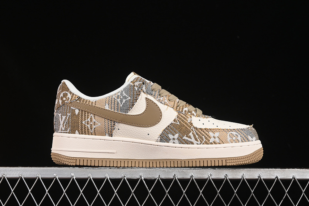 Nike [XS1958-582]-[AIR FORCE 1 07 LOW LV WHITE/KHAKI]-[WOMAN:36-39]-[MAN:40-45] - Image 16