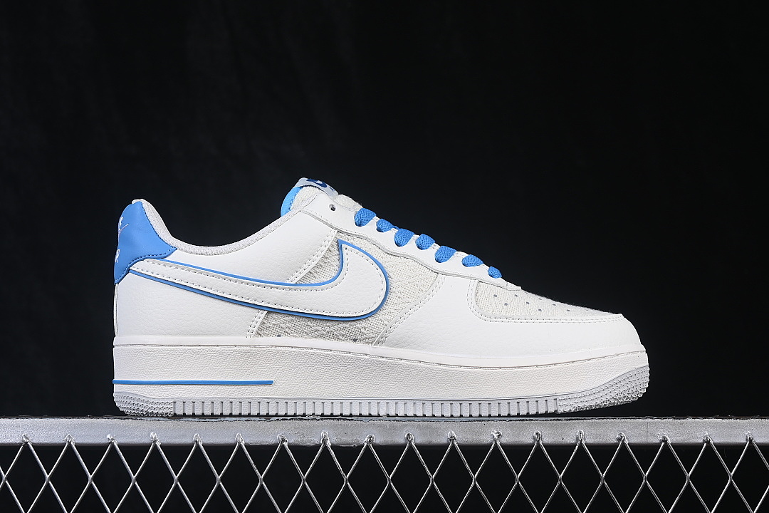 Nike [FJ4146-103]-[AIR FORCE 1 07 LOW CASUAL SNEAKERS DARK BLUE/WHITE]-[WOMAN:36-39]-[MAN:40-45] - Image 15
