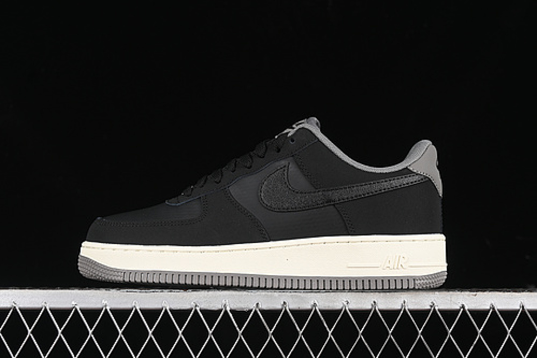 Nike [FZ5225-001]-[AIR FORCE 1 07 LOW BLACK/FLAT PEWTER/COCONUT MILK/BLACK]-[UNISEX:36-45], photo 1