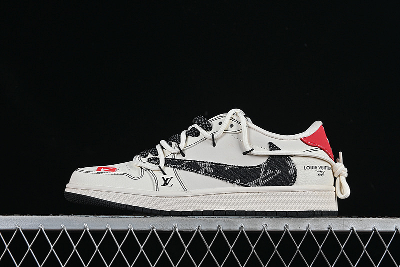 Jordan TRAVIS SCOTT X FRAGMENT DESIGN AIR Jordan 1 LOW OG SP WHITE/BLACK/RED · DM6868-108, photo 1