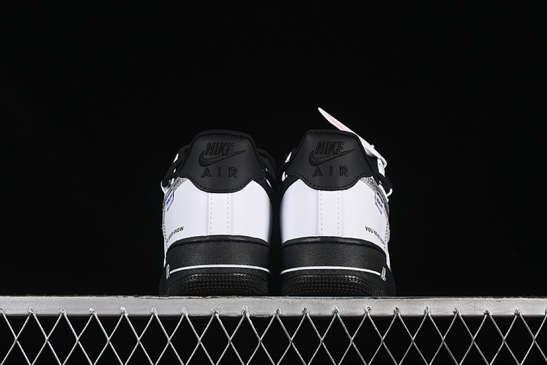 Nike [ZH0316-066]-[AIR FORCE 1 07 LOW WHITE/BLACK/SILVER]-[WOMAN:36-39]-[MAN:40-45] - Image 15