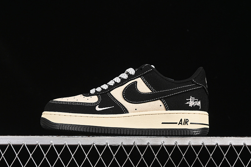 Nike Nike AIR FORCE 1 07 LOW BEIGE/BLACK/GREY · XX3168-156, photo 1