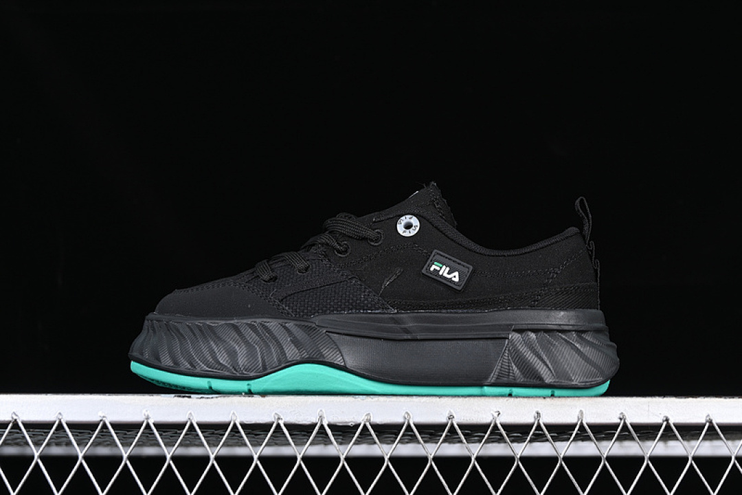 Fila [F12W322301FBK]-[FILA FUSION NON SLIP RETRO ESPADRILLES BLACK/GREEN]-[UNSIZE:35.5-45], photo 1