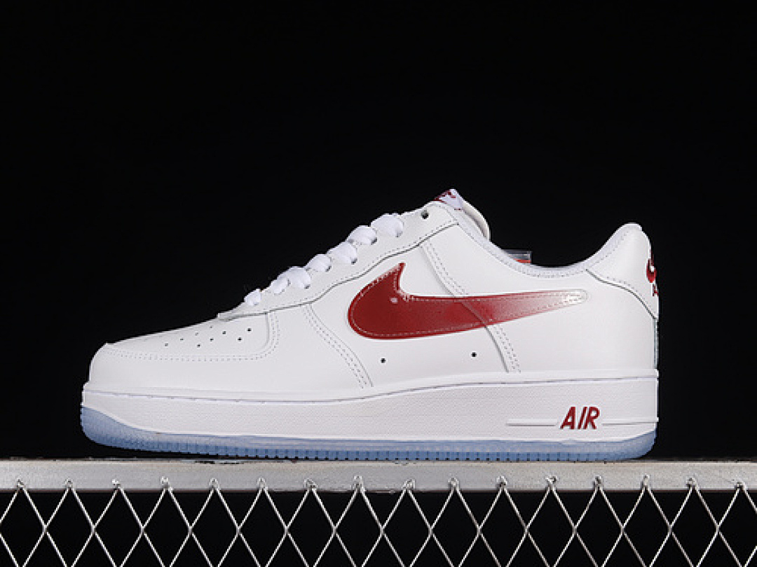 Nike [CO3363-363]-[AIR FORCE 1 07 LOW RED/WHITE]-[WOMAN:36-39]-[MAN:40-45], photo 1