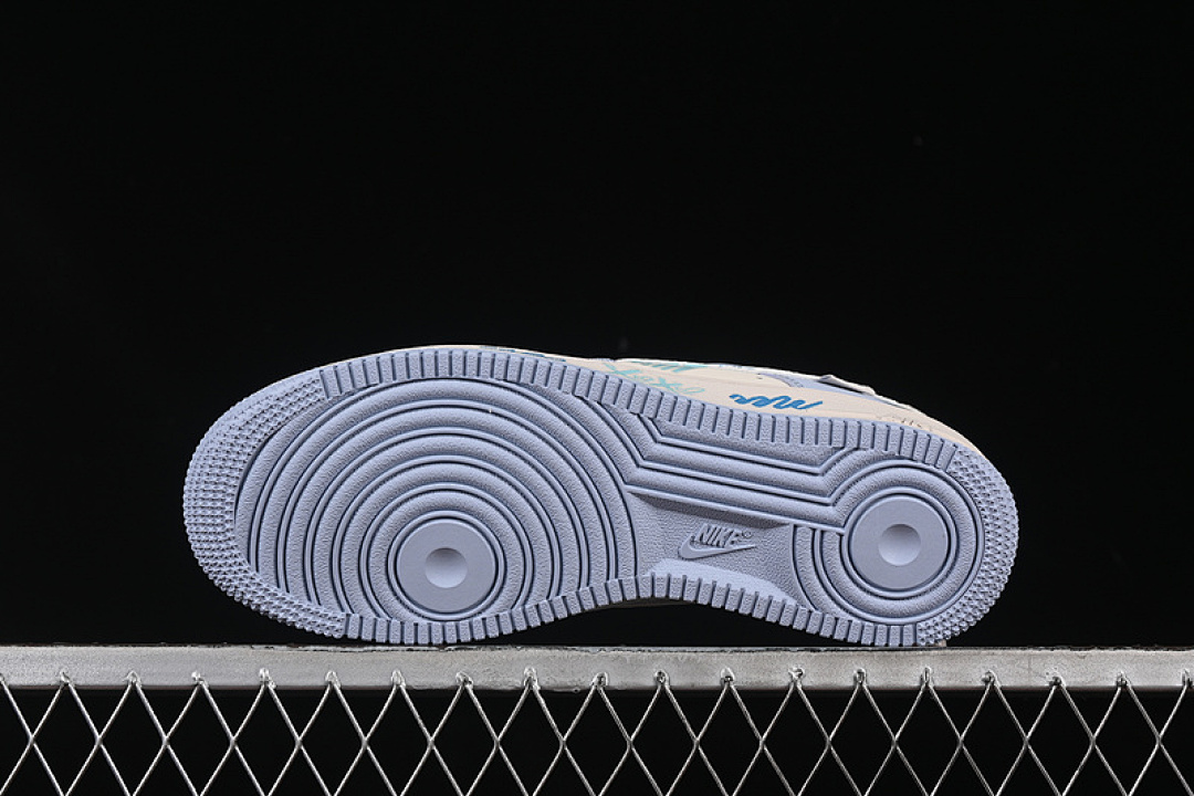 Nike [DB3301-991]-[AIR FORCE 1 07 LOW BLUE STAR LOVE GREY/BLUE]-[WOMAN:36-39]-[MAN:40-45] - Image 16