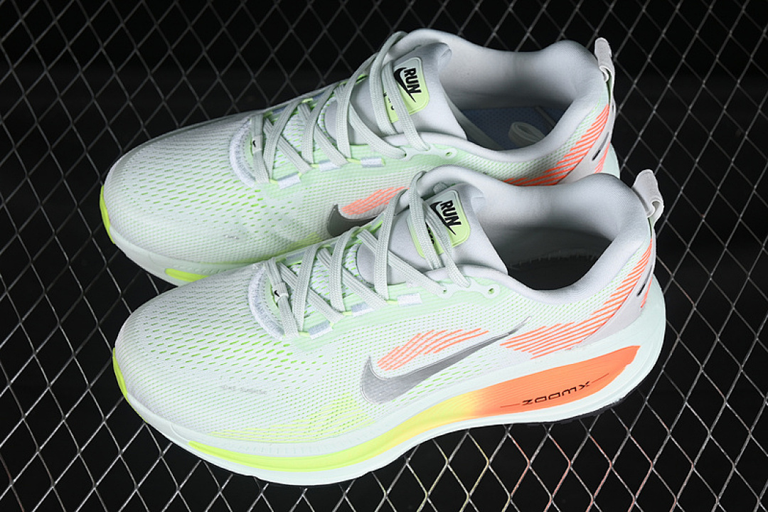 Nike [HM6803-300]-[AIR ZOOM VOMERO 18 GREY/GREEN/ORANGE]-[WOMAN:36-39]-[MAN:40-46] - Image 11