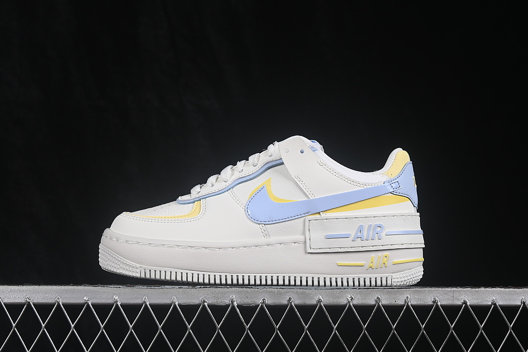 Nike Nike AIR FORCE 1 SHADOW VERSATILE SNEAKERS WHITE/SKY BLUE · DZ1847-118, photo 1