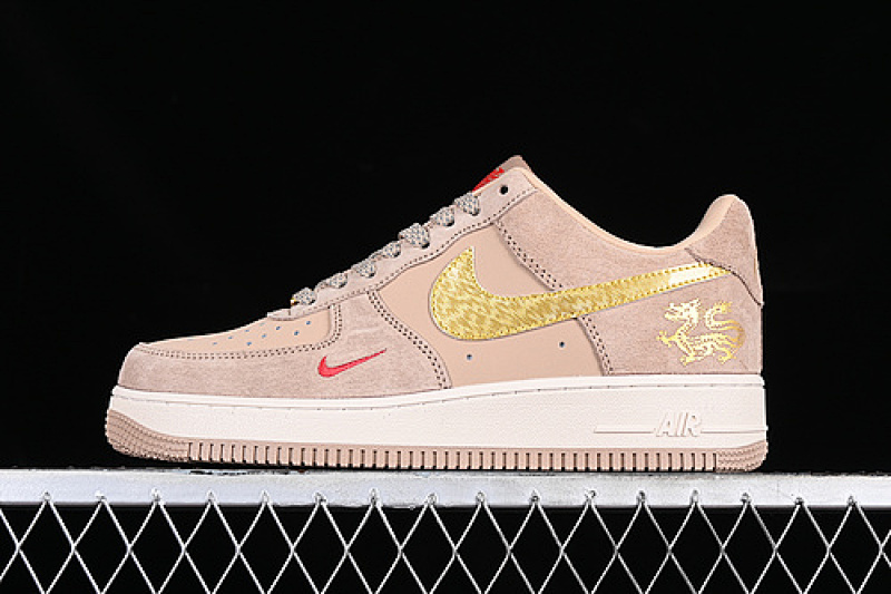 Nike Nike AIR FORCE 1 07 LOW WHITE/GREY/GOLD/RED · XP8688-762, photo 1