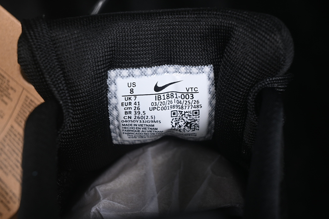 Nike [IB1881-003]-[AIR ZOOM PEGASUS 42 BREATHABLE SHOES BLACK/INKINESS]-[WOMAN:36-39]-[MAN:40-46] - Image 5