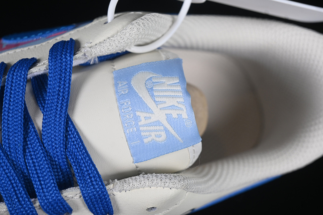 Nike [DB3301-121]-[AIR FORCE 1 07 LOW KAITO KUROBA WHITE/BLUE/PINK]-[WOMAN:36-39]-[MAN:40-45] - Image 9