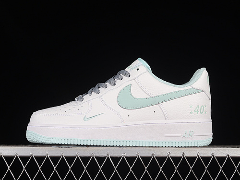 Nike Nike AIR FORCE 1 07 LOW RICE WHITE/BLUE · MN5263-128, photo 1