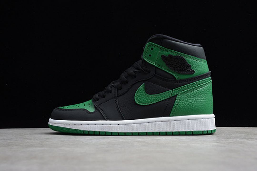 Jordan [555088-030]-[CJ AIR JORDAN 1 RETRO HIGH OG BLACK/WHITE-PINE GREEN/GYM (RED ORANGE]), photo 1