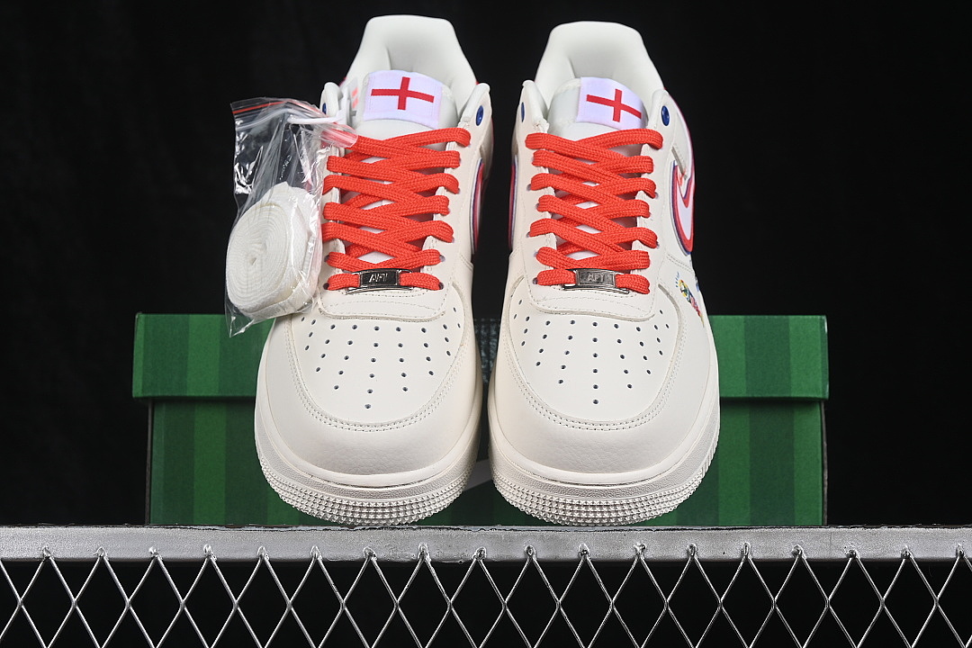 Nike [DD1982-368]-[AIR FORCE 1 07 LOW CASUAL SNEAKERS RED/WHITE]-[WOMAN:36-39]-[MAN:40-45] - Image 12