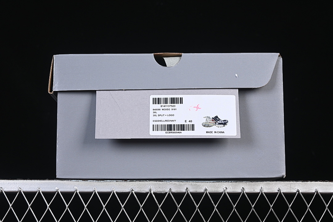 Balenciaga [W3XSG9161]-[BALENCIAGA 3XL SPLIT LOGO BLACK/BEIGE/SILVER/GREY]-[WOMAN:35-39]-[MAN:40-46] - Image 12