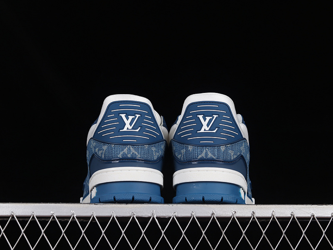 Louis Vuitton [L*V FASHION SNEAKERS NAVY BLUE/WHITE/NAVY BLUE]-[MAN:38-46] - Image 14