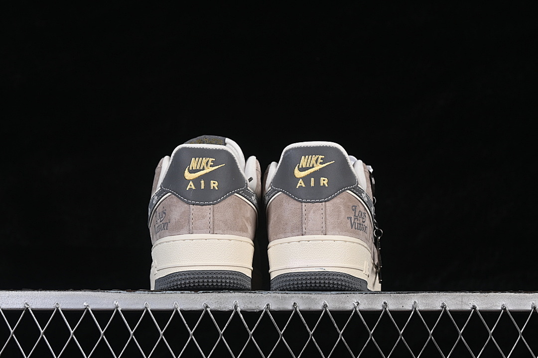 Nike [KL1688-003]-[AIR FORCE 1 07 LOW CASUAL SNEAKERS BROWN/GREY]-[WOMAN:36-39]-[MAN:40-45] - Image 14