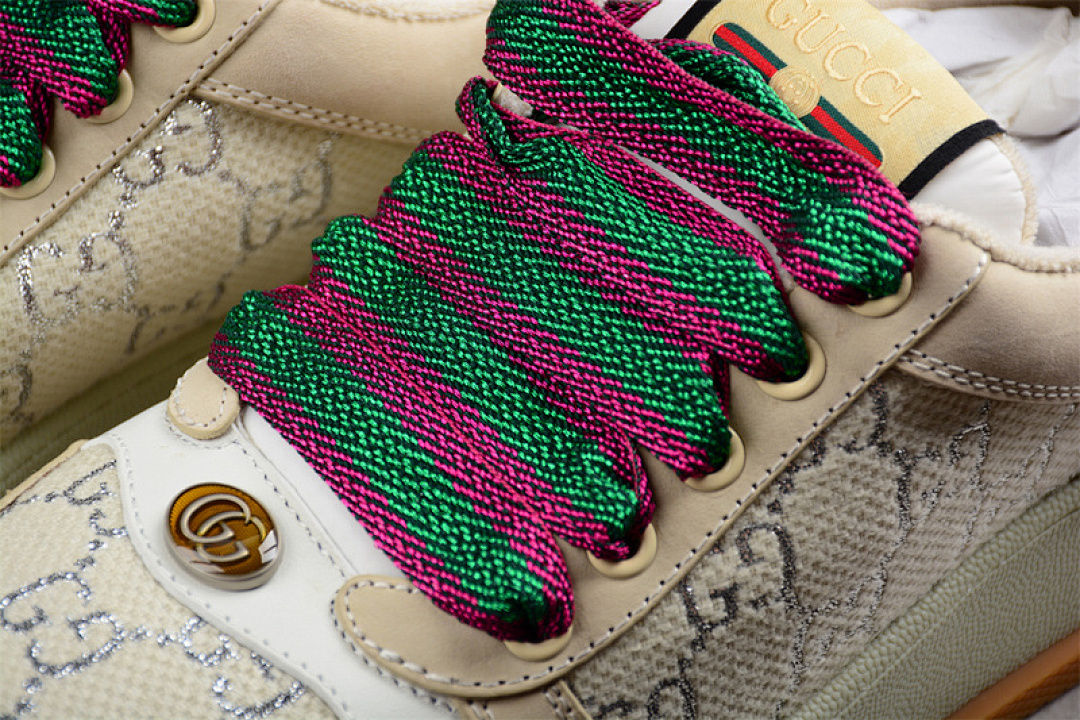 Gucci [GU*CCI SCREENER DIRTY SHOES BEIGE/RED/GREEN/BROWN]-[WOMAN:35-40] - Image 8