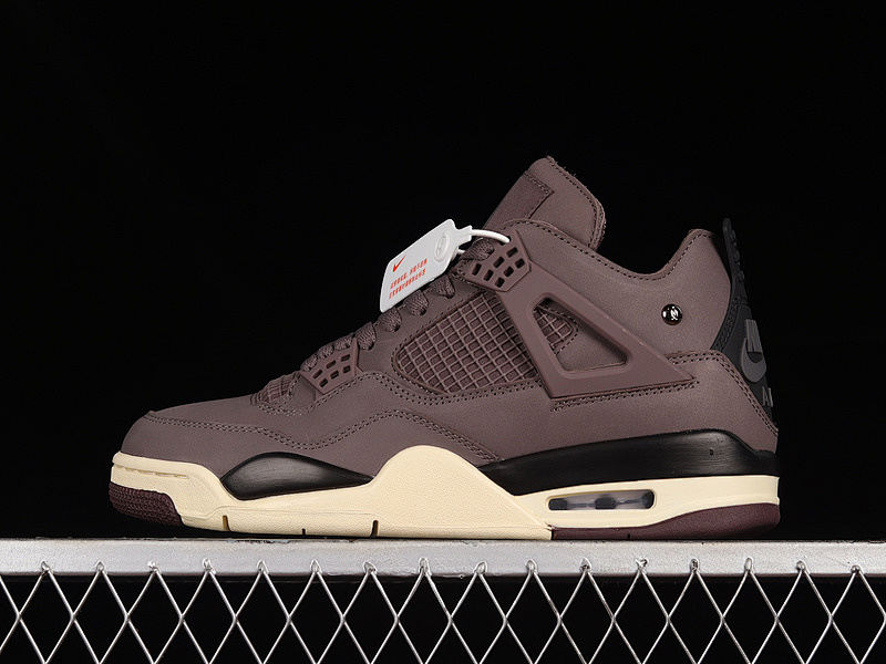 Jordan ZG A MA MANIÉRE X AIR Jordan 4 RETRO VIOLET ORE/MEDIUM ASH/BLACK/BURGUNDY CRUSH · DV6773-220, photo 1