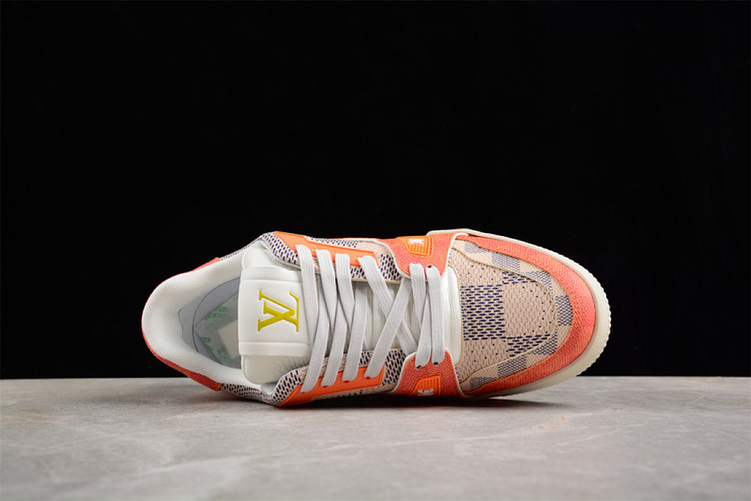 Louis Vuitton [ LOUIS VUITTON TRAINER WHITE/GREY/BROWN/ORANGE]-[MAN:38-45] - Image 13
