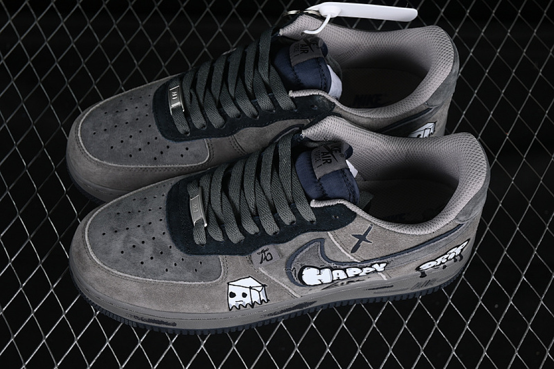 Nike [CD1221-806]-[AIR FORCE 1 07 LOW Box Ghost GREY/BLACK]-[WOMAN:36-39]-[MAN:40-45] - Image 11