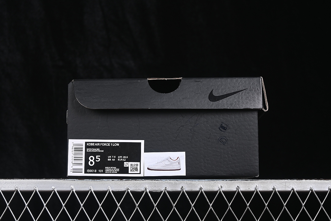 Nike [IB0018-101]-[AIR FORCE 1 07 LOW CASUAL SNEAKERS WINE RED/WHITE]-[WOMAN:36-39]-[MAN:40-45] - Image 11