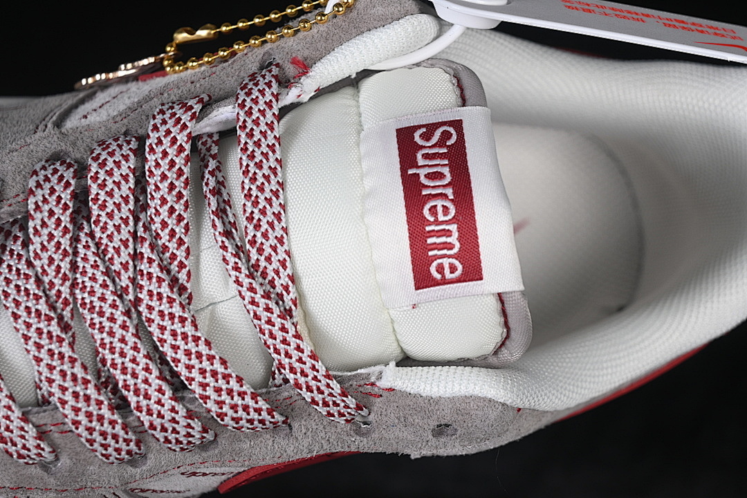 Nike [JP2026-132]-[AIR FORCE 1 07 LOW CASUAL SNEAKERS WHITE/GREY/RED]-[WOMAN:36-39]-[MAN:40-45] - Image 9