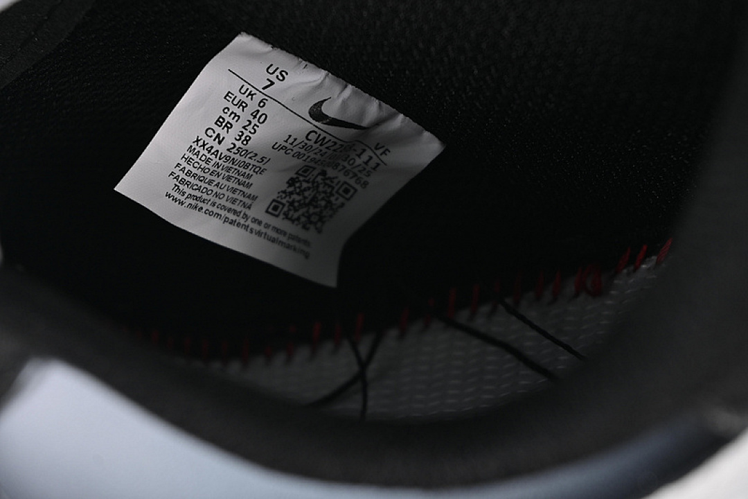 Nike [CW2288-018]-[AIR FORCE 1 07 LOW DEVIL SMILES WHITE/BLACK]-[WOMAN:36-39]-[MAN:40-45] - Image 6