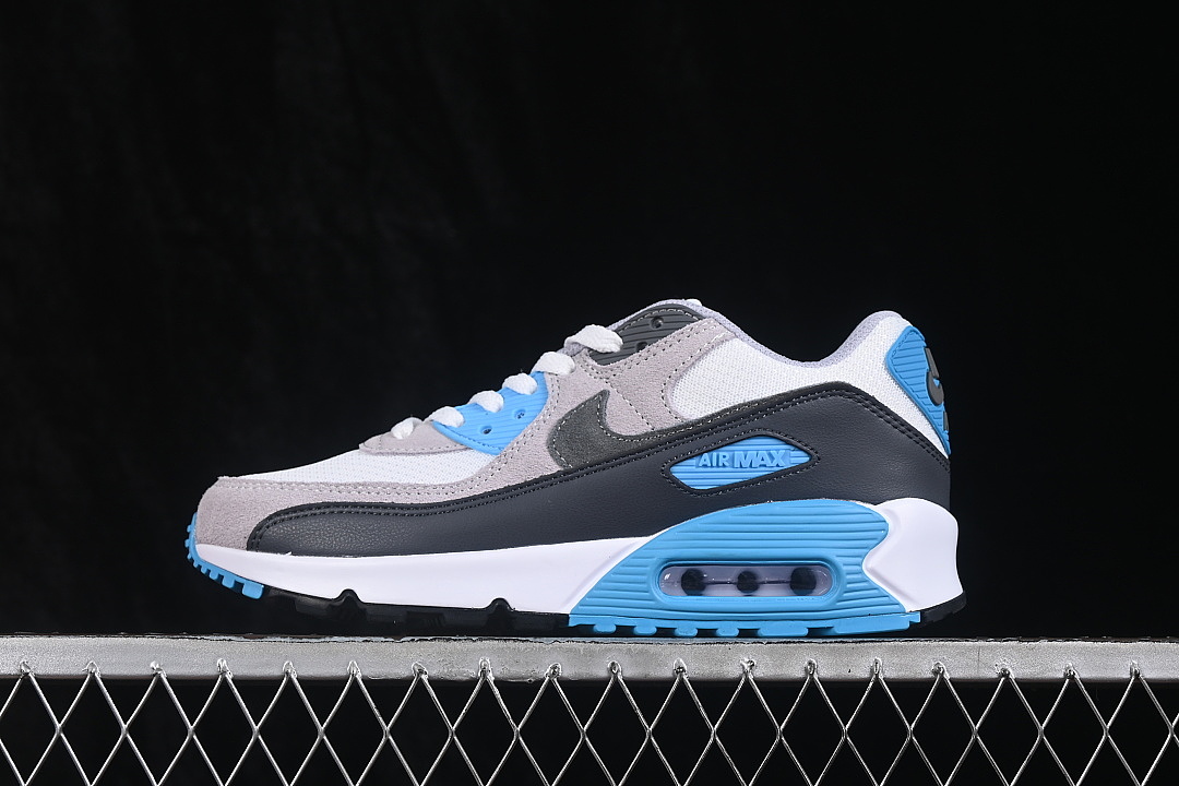 Unbranded [DM0029-019]-[AIR MAX 90 AIR CUSHION SHOES SKY BLUE/WHITE/BLACK]-[WOMAN:36-39]-[MAN:40-46], photo 1