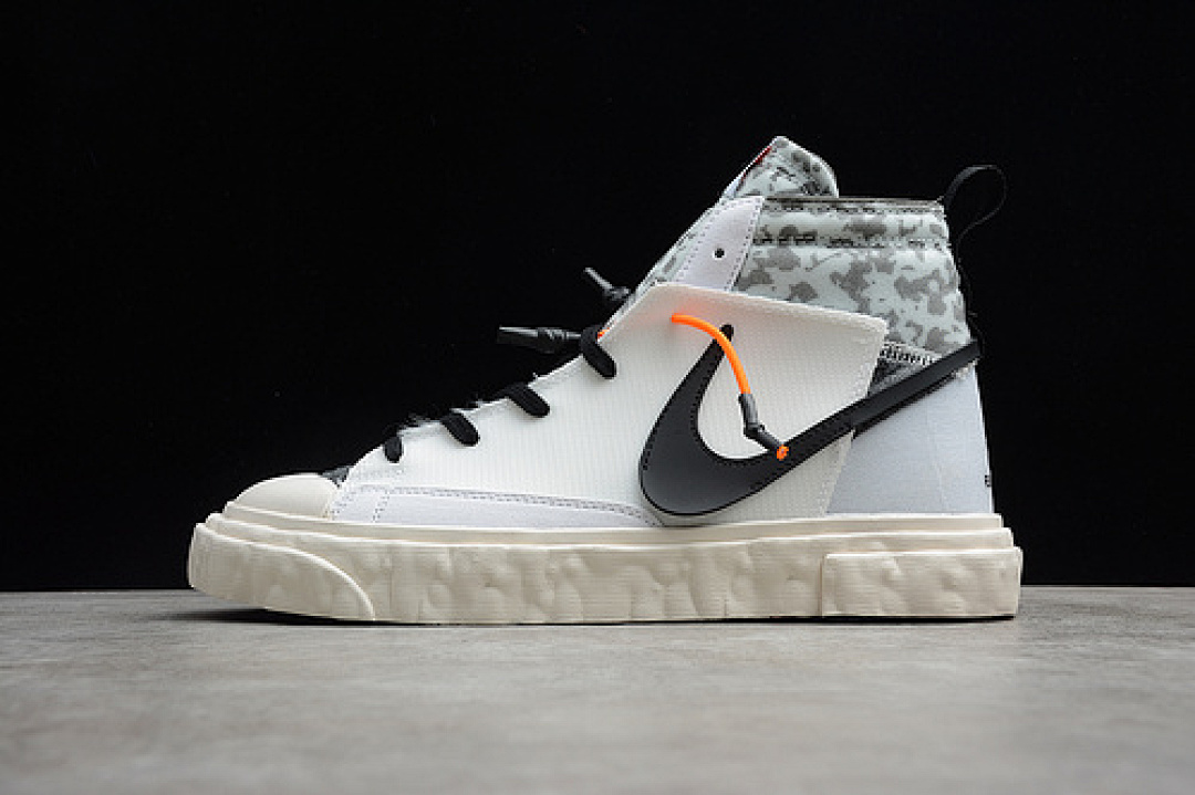 Unbranded [CZ3589-100]-[READYMADE BLAZER MID WHITE/VAST GREY/VOLT/TOTAL ORANGE]-[WOMAN:36-39]-[MAN:40-45], photo 1