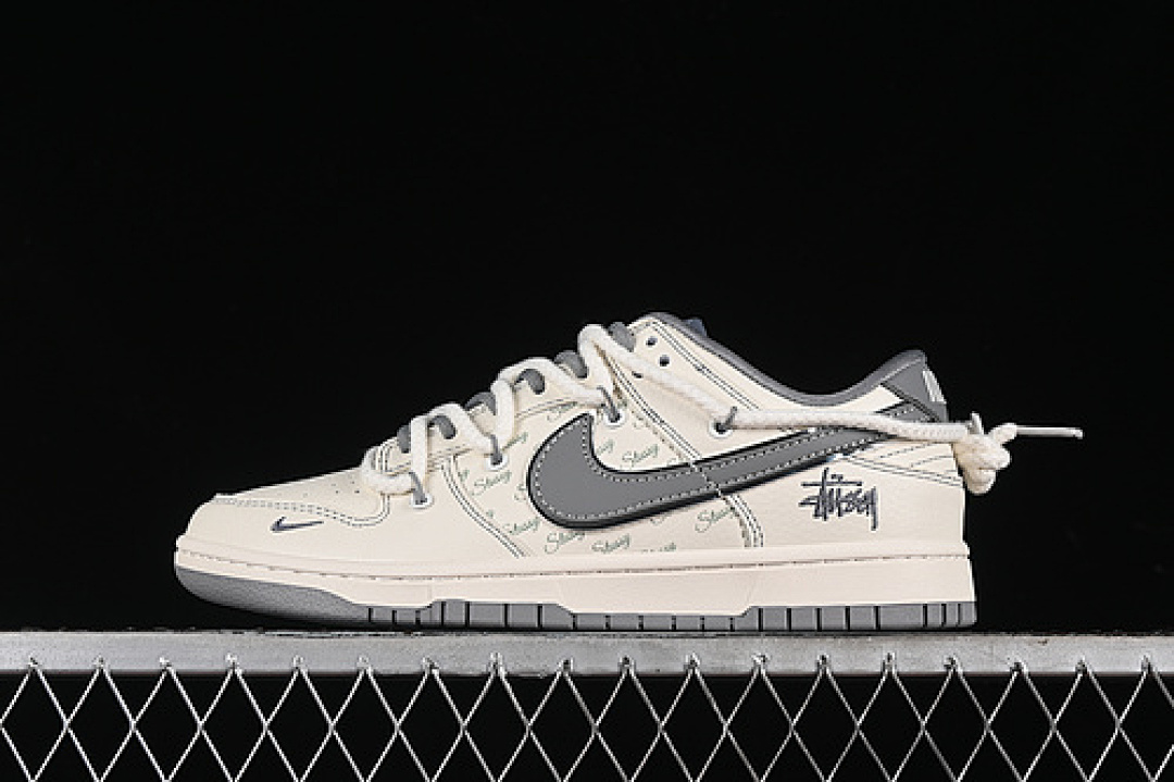Unbranded [SJ2068-310]-[SB DUNK LOW WHITE/GREY]-[WOMAN:36-39]-[MAN:40-45], photo 1