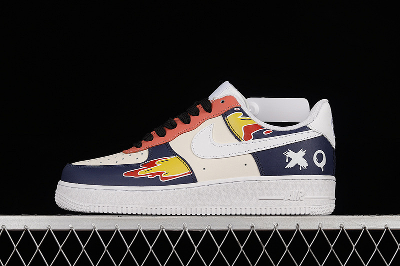 Nike Nike AIR FORCE 1 LOW 07 WHITE/MULTI-COLOR/BLACK · 315115-112, photo 1