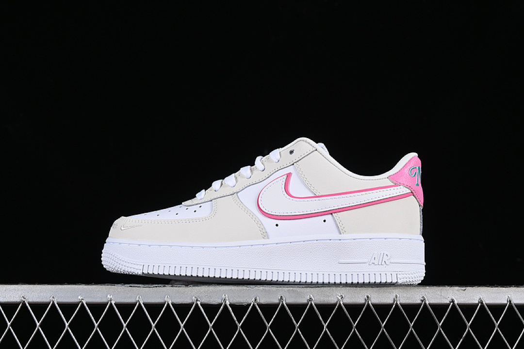 Nike [HM3694-011]-[AIR FORCE 1 07 LOW GREY/WHITE/PINK]-[WOMAN:35.5-40], photo 1