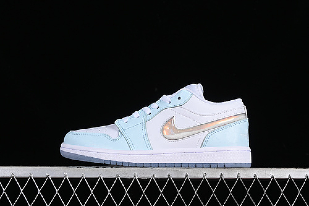 Jordan [HJ3481-491]-[AIR JORDAN 1 LOW GLACIER BLUE/MULTI-COLOR/WHITE/GLACIER BLUE/WHITE/SUPER VIOLET], photo 1