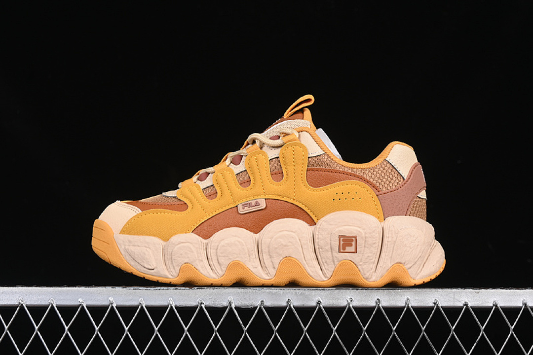 Fila Fila OFFICIAL NEW BREATHABLE CAT S PAW FOR AUTUMN AND WINTER YELLOW/BROWN · F12W342103BSI, photo 1