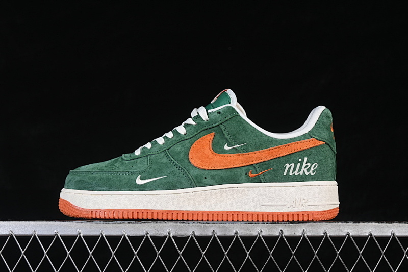 Nike Nike AIR FORCE 1 07 LOW GREEN/WHITE/ORANGE · DF0188-121, photo 1