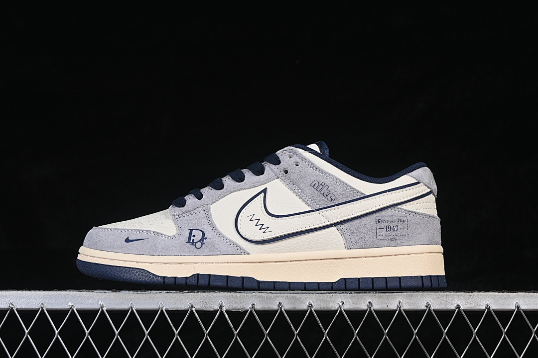 Unbranded [DN3168-014]-[DUNK LOW CASUAL SNEAKERS GREY/BLACK/WHITE/BEIGE]-[WOMAN:36-39]-[MAN:40-45], photo 1