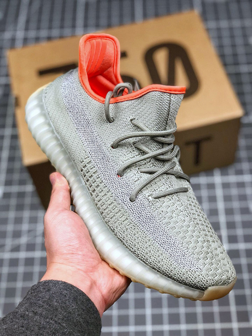Adidas [FX9035]-[YEEZY BOOST 350 V2 DESERT SAGE LIGHT GREY/ORANGE]-[WOMAN:36-39]-[MAN:40-45], photo 1