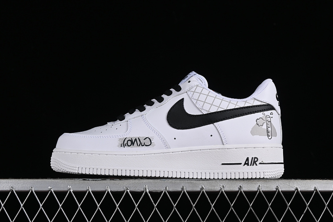 Nike [AM0703-125]-[AIR FORCE 1 07 LOW WHITE/GREY/BLACK]-[WOMAN:36-39]-[MAN:40-45], photo 1