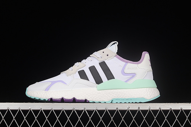 Purple NITE JOGGER BOOST WHITE/LIGHT PURPLE/MINT GREEN/BLACK · FW6702, photo 1