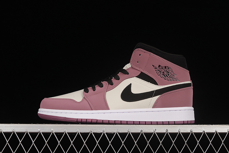Jordan AIR Jordan 1 MID SE WHITE/BERRY PINK/BLACK · DC7267-500, photo 1
