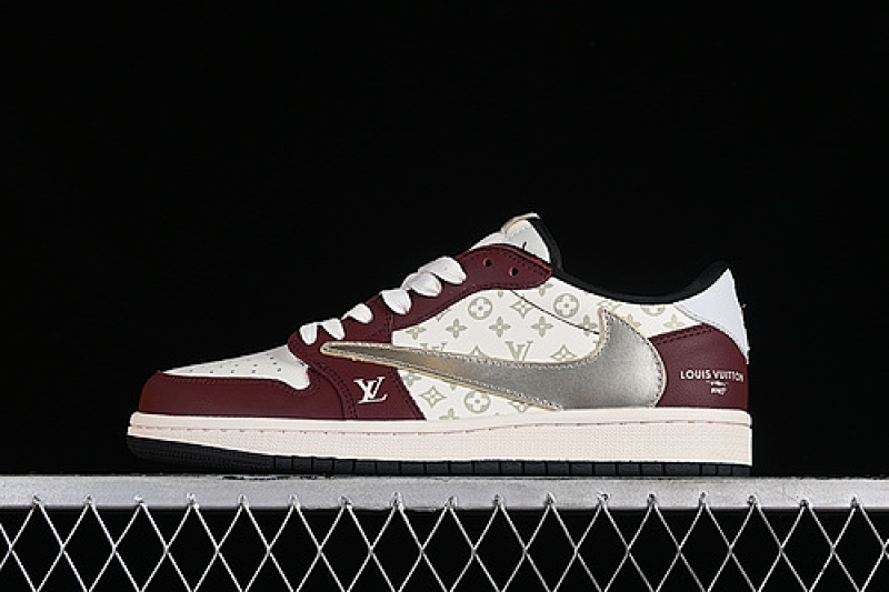 Jordan TRAVIS SCOTT FRAGMENT DESIGN AIR Jordan 1 LOW OG SP WHITE/RED/SILVER · LX1988-400, photo 1