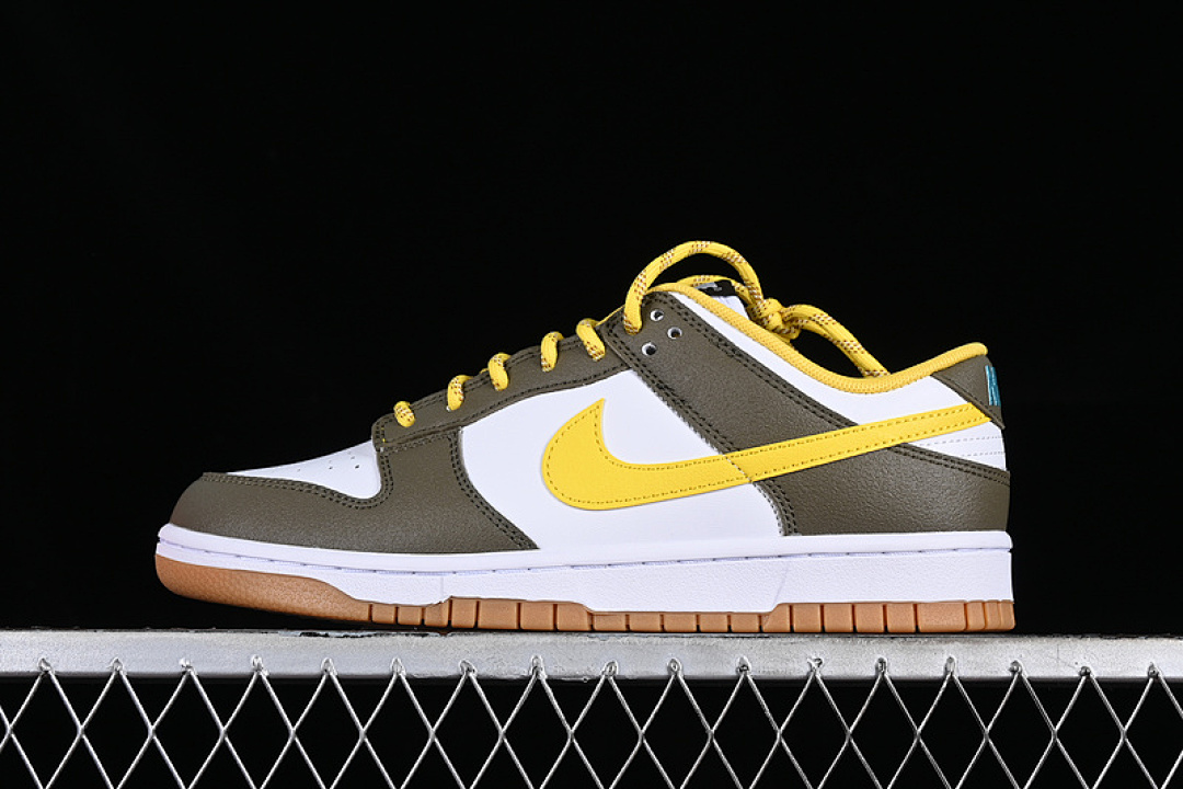 Unbranded [FV3629-371]-[DUNK LOW PREMIUM CARGO KHAKI/VIVID SULFUR/SUMMIT WHITE/CLEAR JADE], photo 1