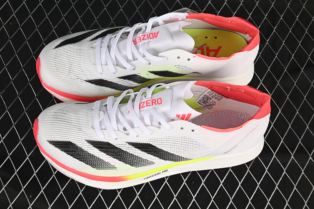 Adidas [IH5712]-[ADIZERO TAKUMI SEN 10 M WHITE/GREEN/ORANGE/BLACK]-[WOMAN:36-39]-[MAN:40-45] - Image 11