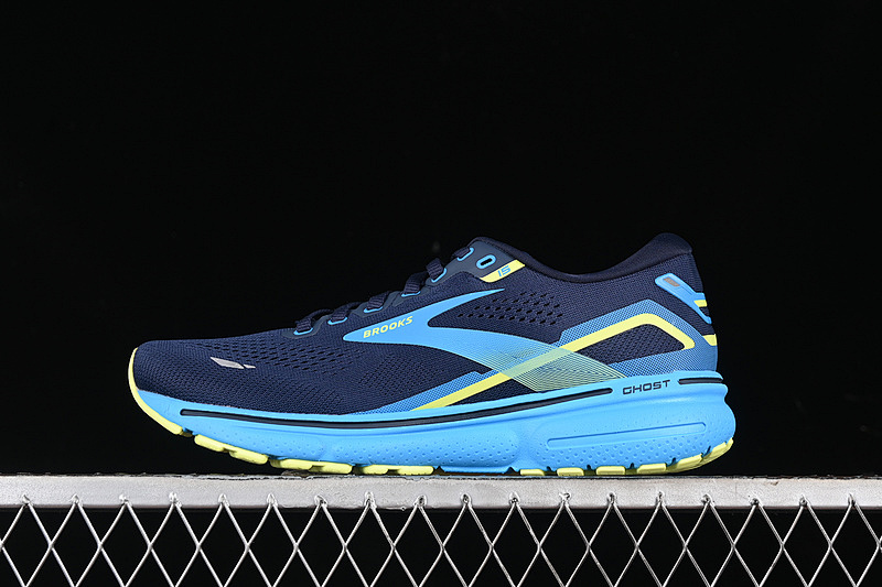 BROOKS GHOST 15 BLUE/YELLOW · 1103931D407, photo 1