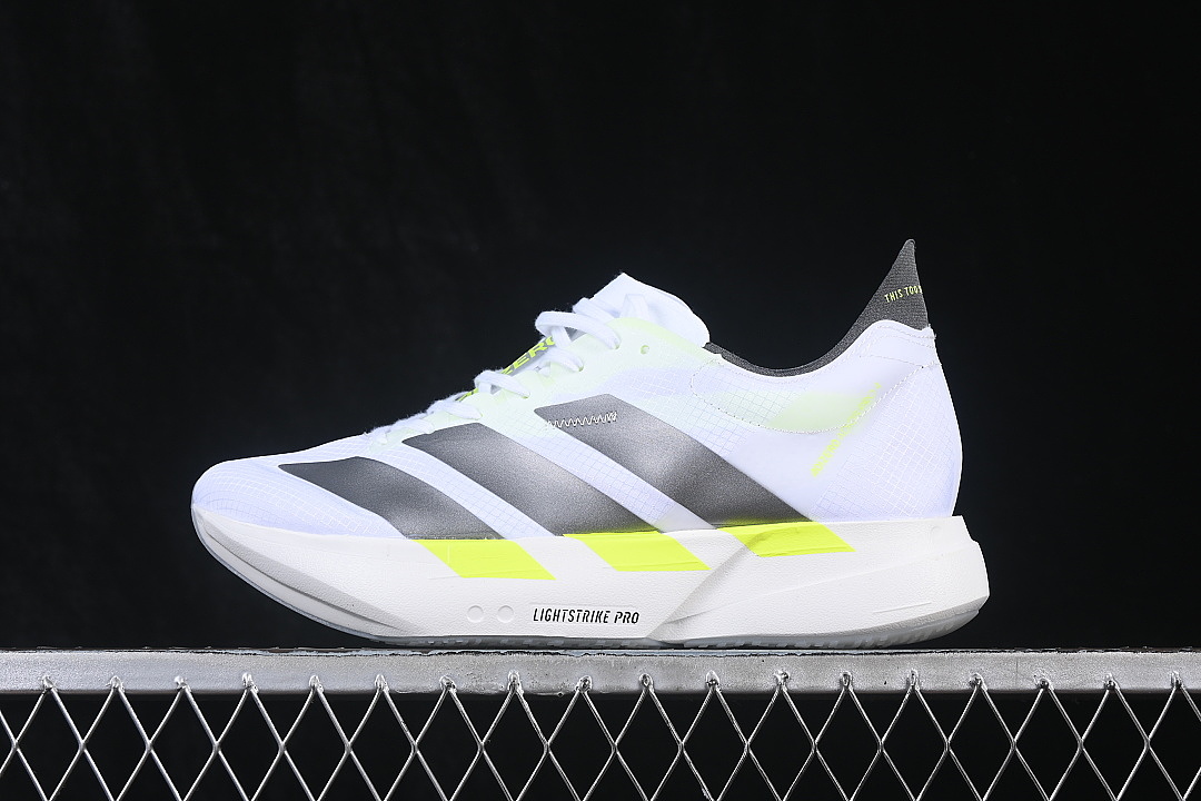 Adidas Adidas ADIOS 4 M BREATHABLE RUNNING SHOES WHITE/DARK GRAY · KJ7036, photo 1