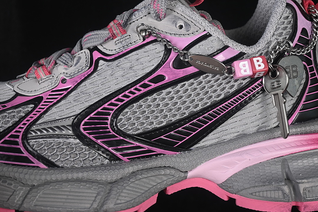 Balenciaga [W3XCS1550]-[FASHIONABLE RUNNING SHOES GREY/PURPLE/PINK]-[WOMAN:35-39]-[MAN:40-46] - Image 9
